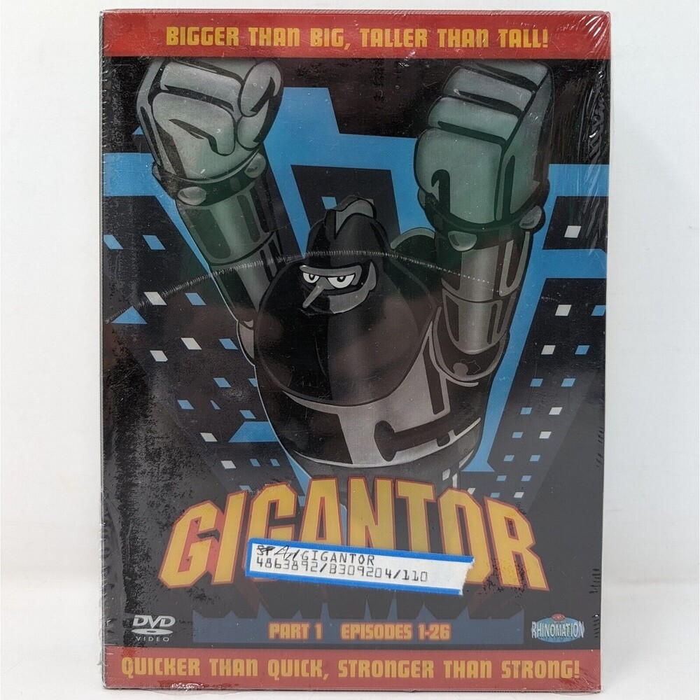 Gigantor - Box Set Season One: Episodes 1-26 (DVD, 2002, 4-Disc Set) New